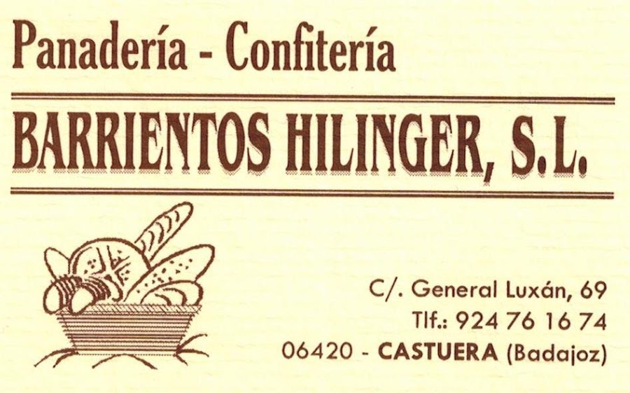 Panadería-Confitería Barrientos Hilinger, S.L.