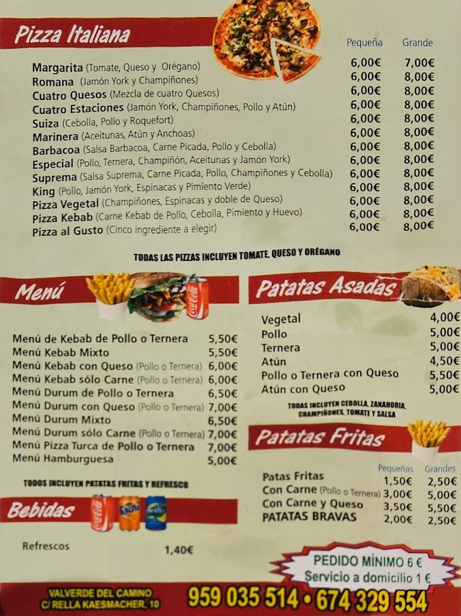 doner pizeria pak king